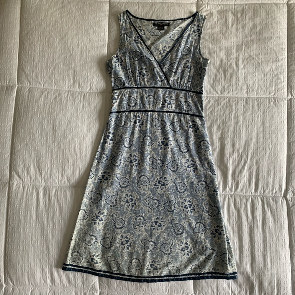 Vintage detailed polo Jeans Co by Ralph Lauren size 2 paisley print dress. - Picture 2 of 11